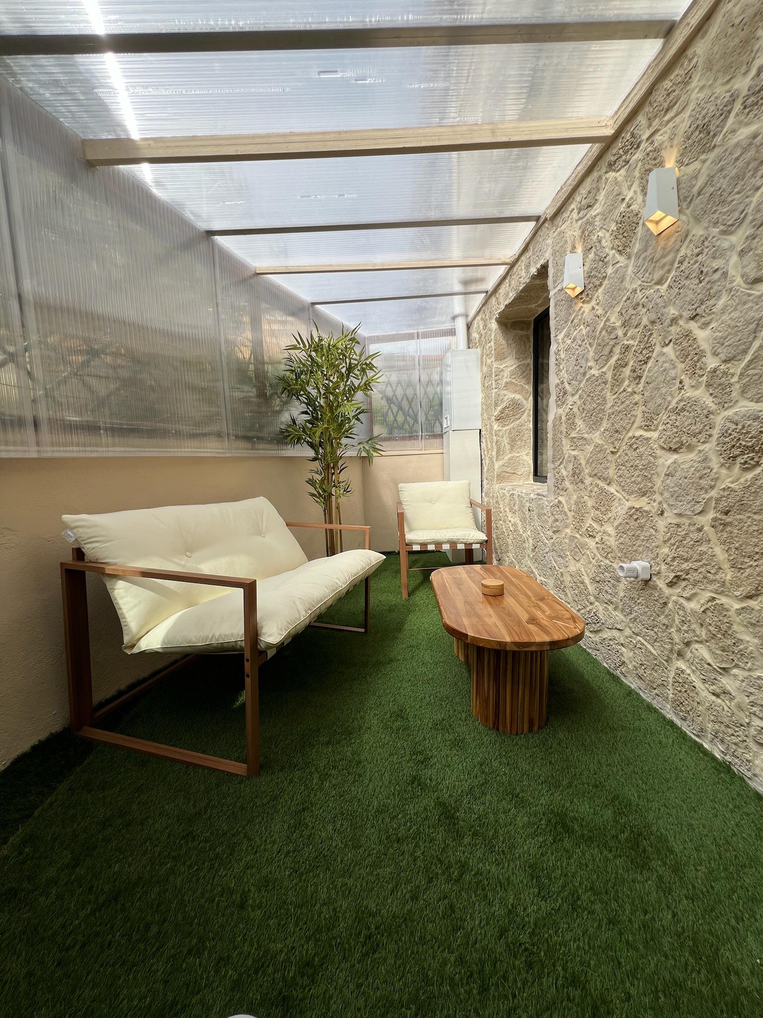 Terrasse privative — suite jacuzzi sauna Villeneuve-la-Garenne